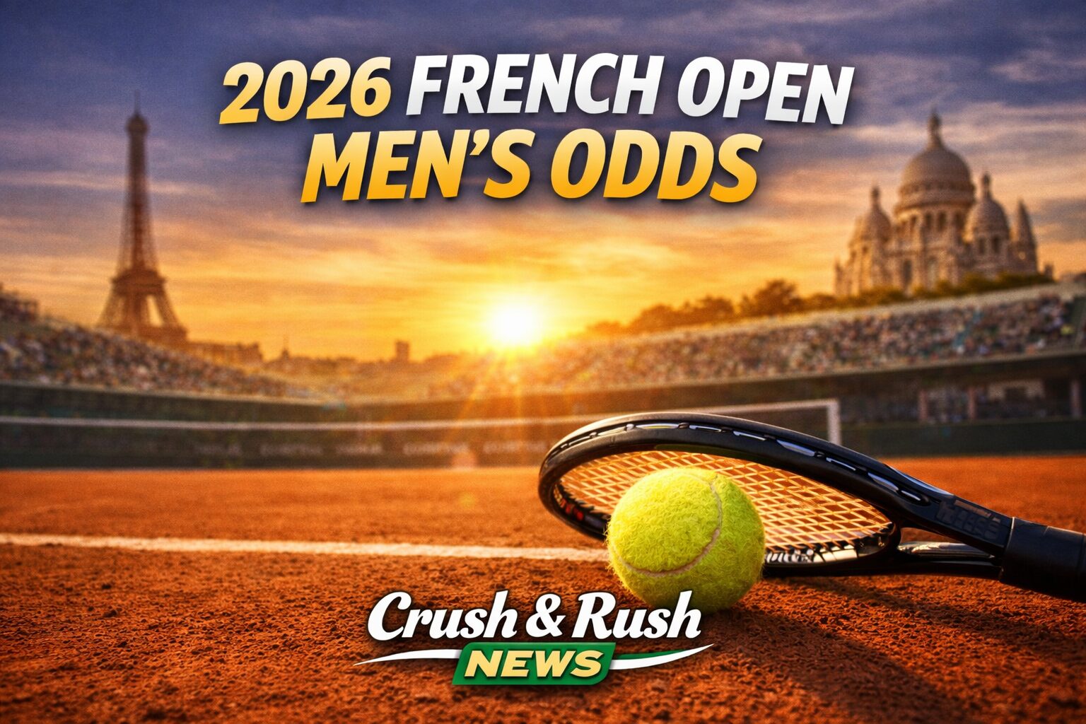 2026 French Open men’s odds