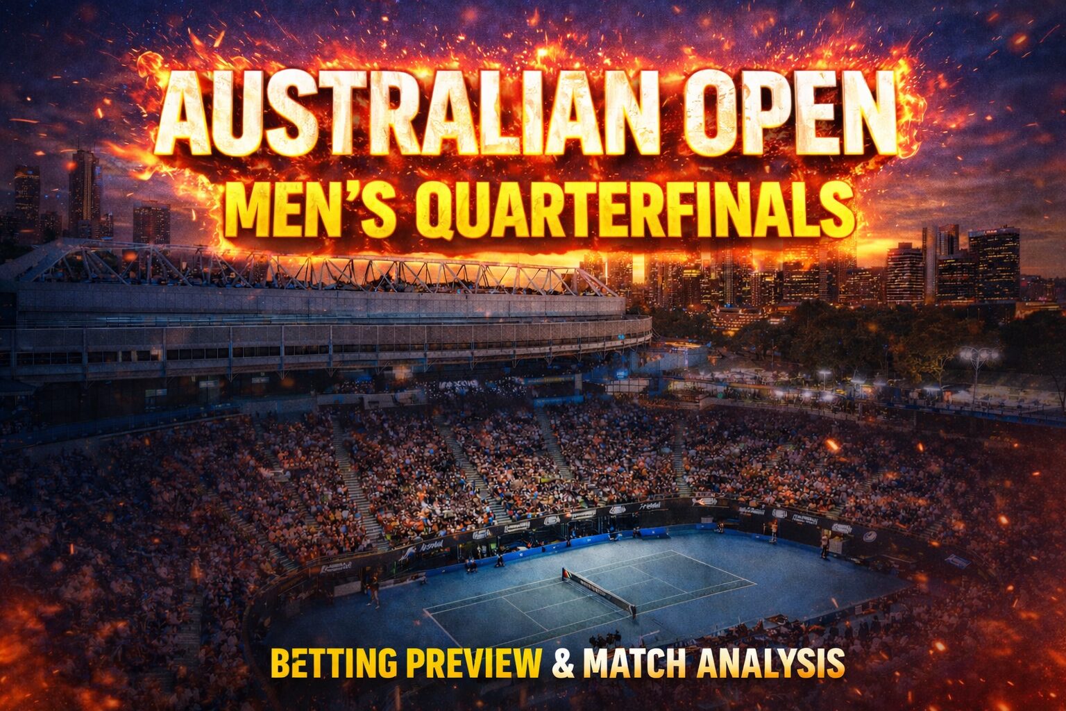 Australian Open men’s quarterfinals