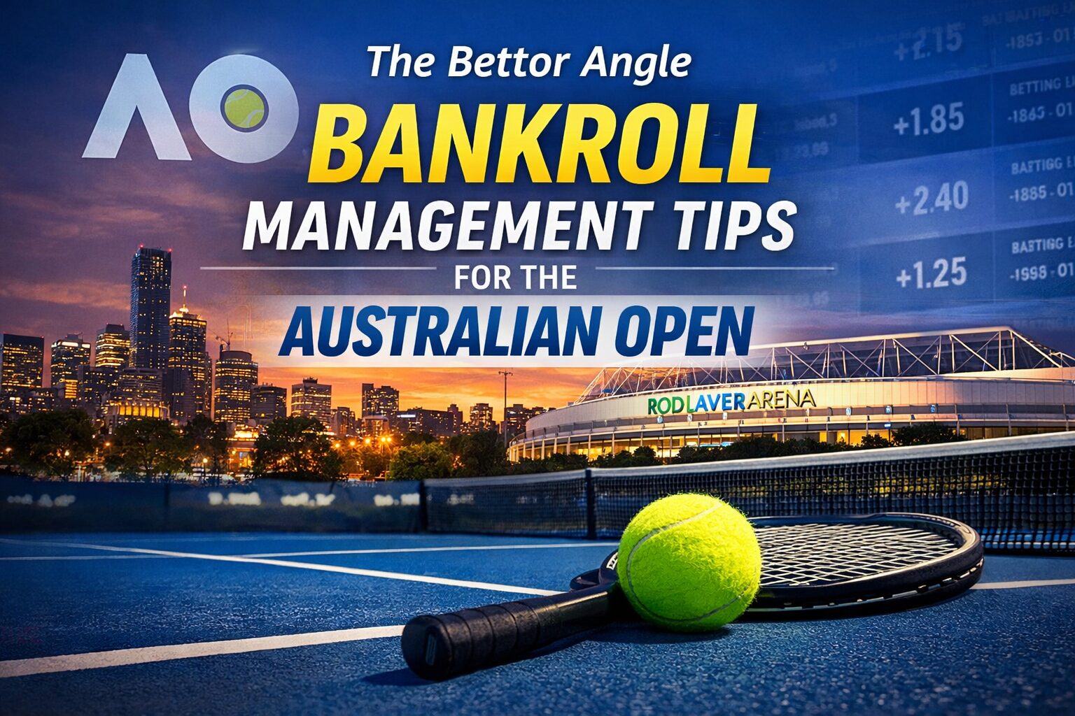 Bankroll management for Australian Open betting