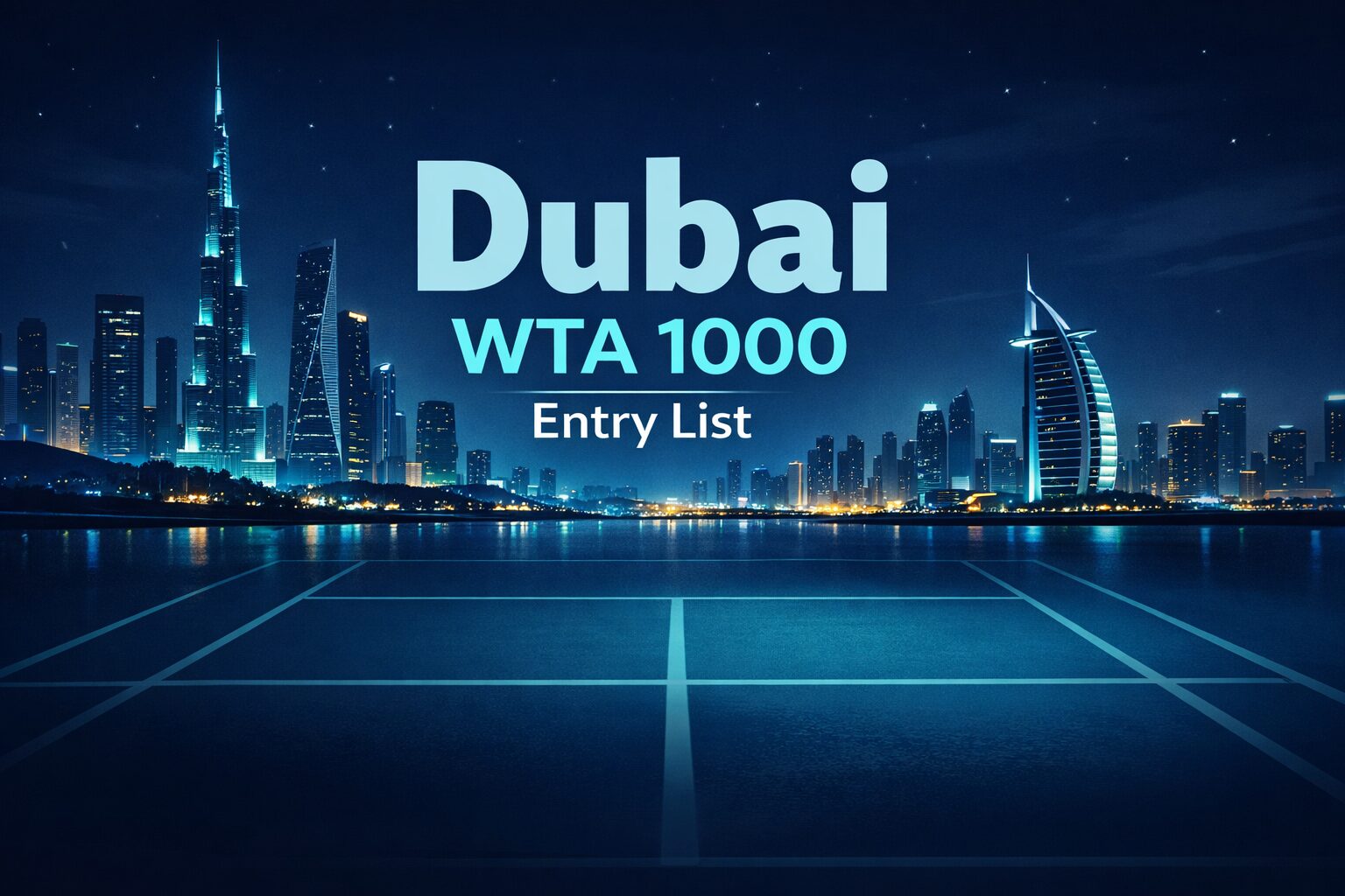 Dubai WTA 1000 entry list
