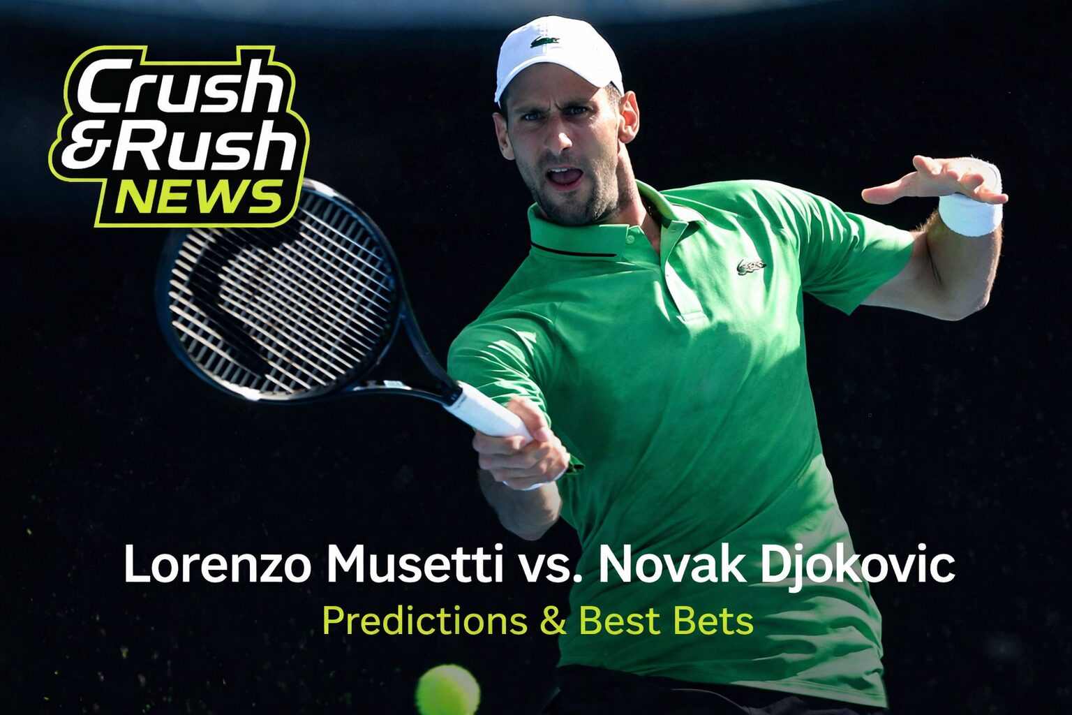 Lorenzo Musetti vs. Novak Djokovic predictions