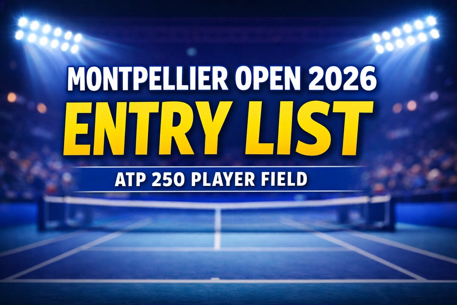 Montpellier Open 2026 entry list