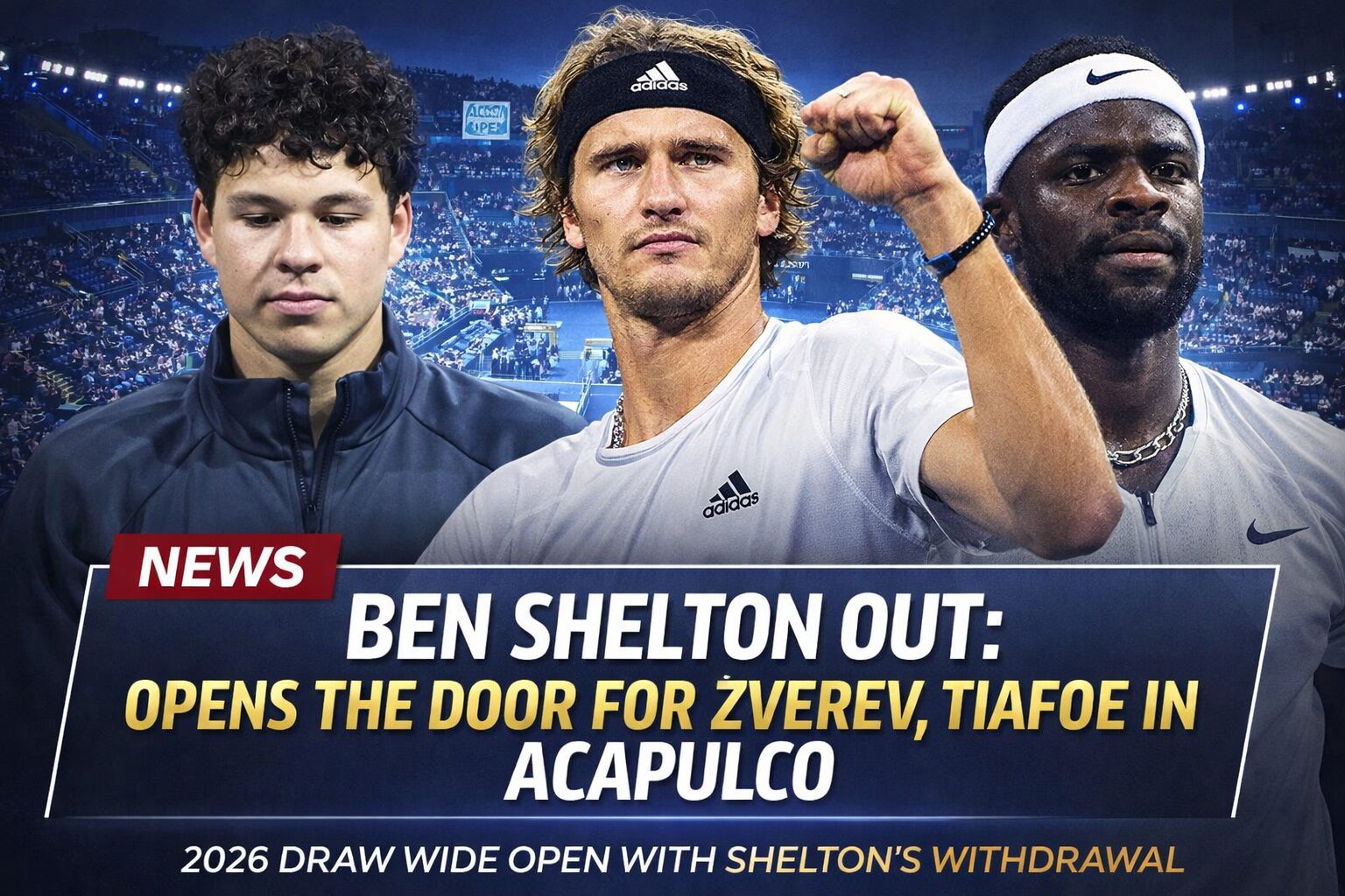 Ben Shelton withdraws from Acapulco