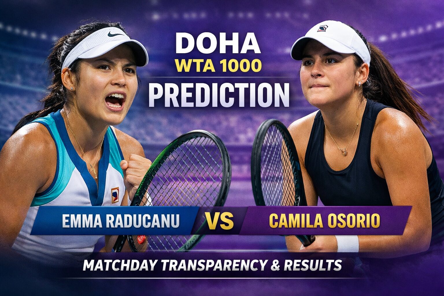 Emma Raducanu vs. Camila Osorio Predictions