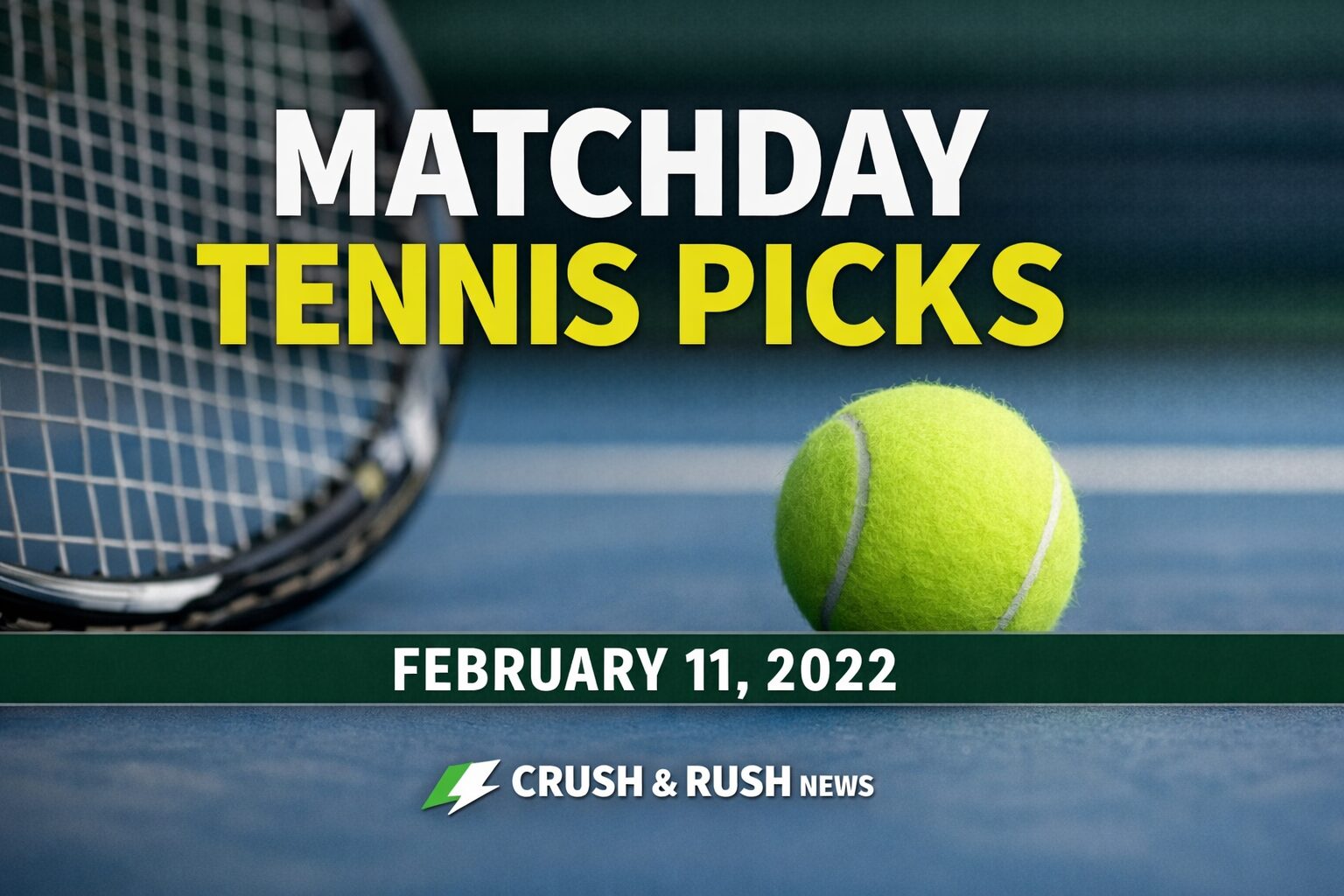 Matchday Tennis Picks February 11