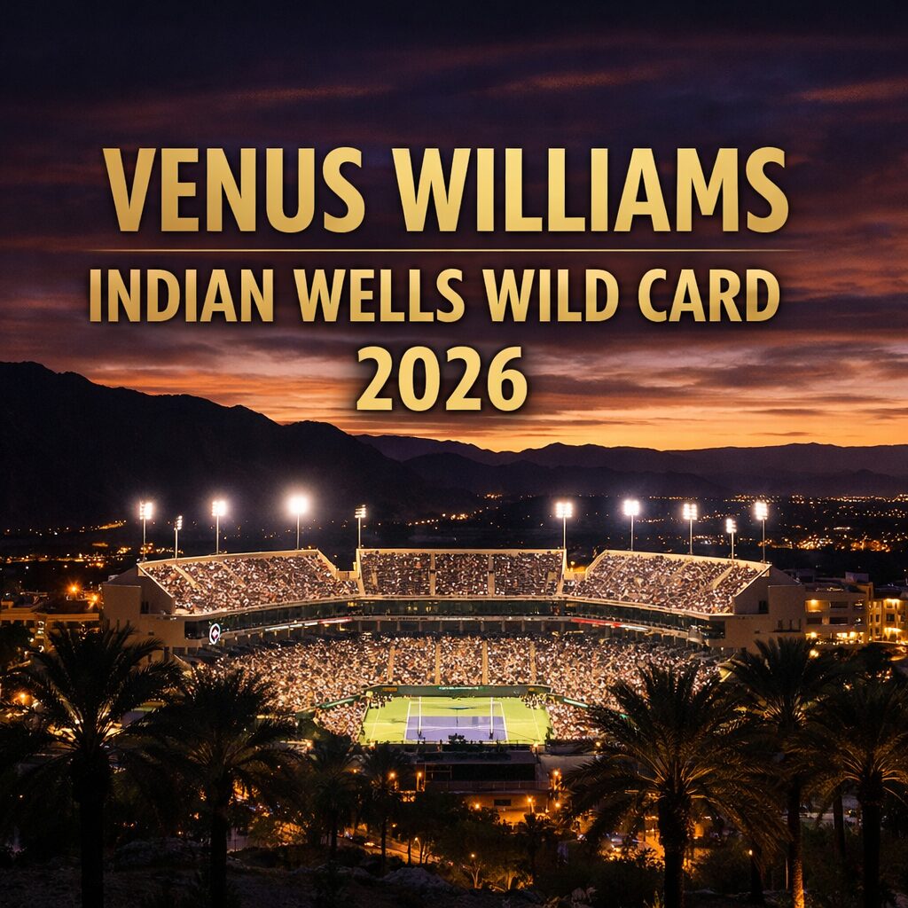 Venus Williams Indian Wells Wild Card