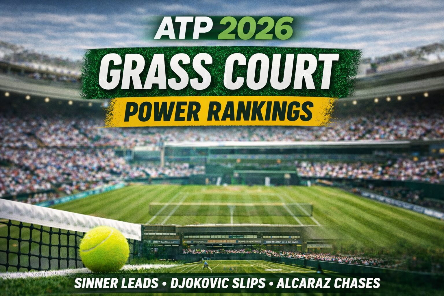 ATP 2026 grass court power rankings