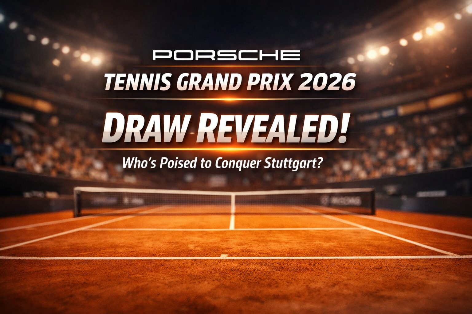 Porsche Tennis Grand Prix draw 2026