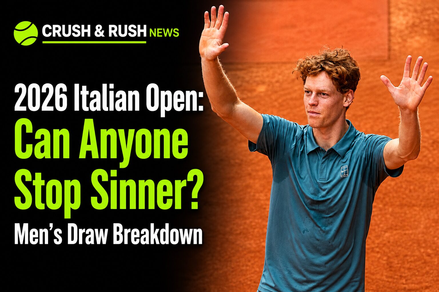 2026 Italian Open Wild Cards: Berrettini Headlines CRUSH AND RUSH NEWS