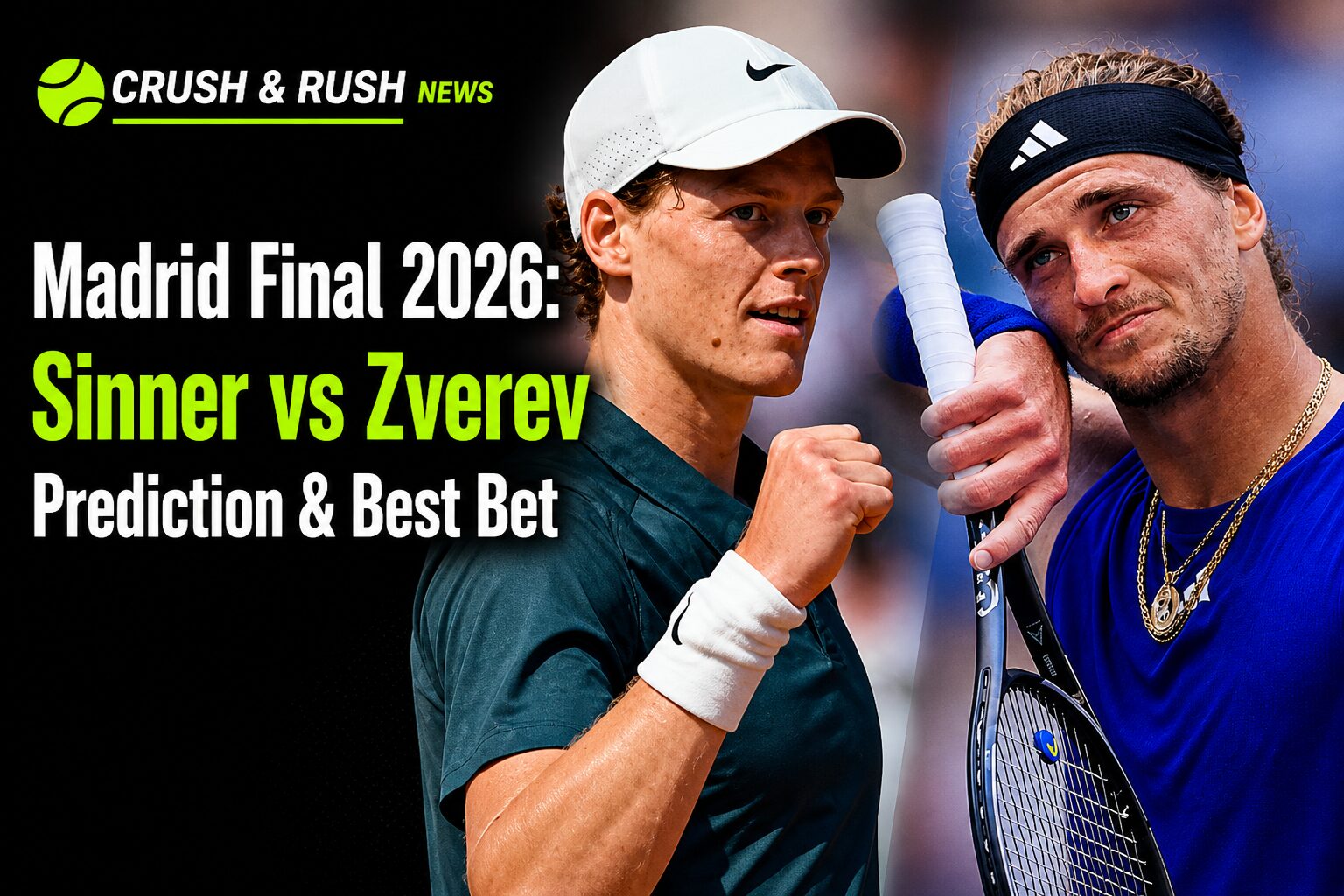 Jannik Sinner vs Alexander Zverev Predictions
