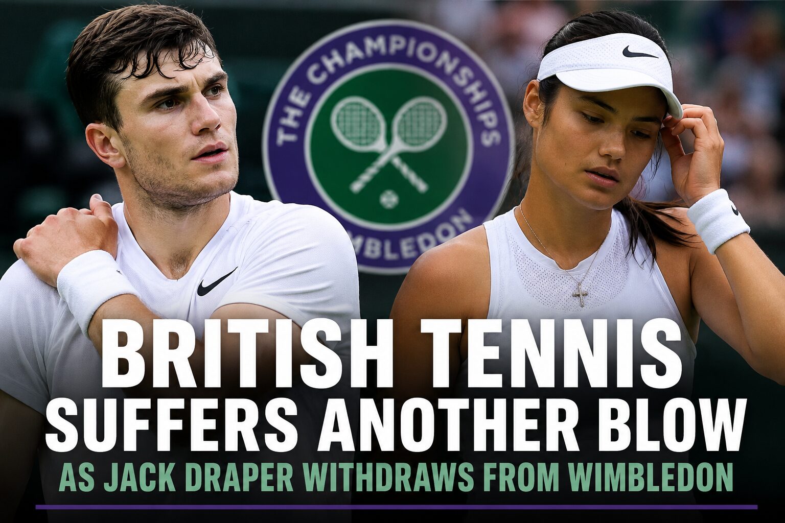 Jack Draper withdraws from Wimbledon