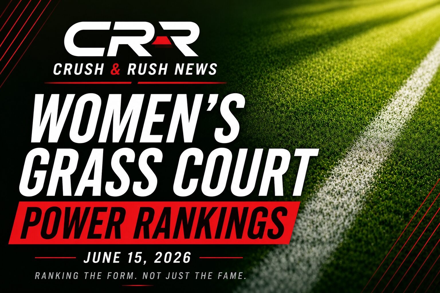 Women's Grass Court Power Rankings
